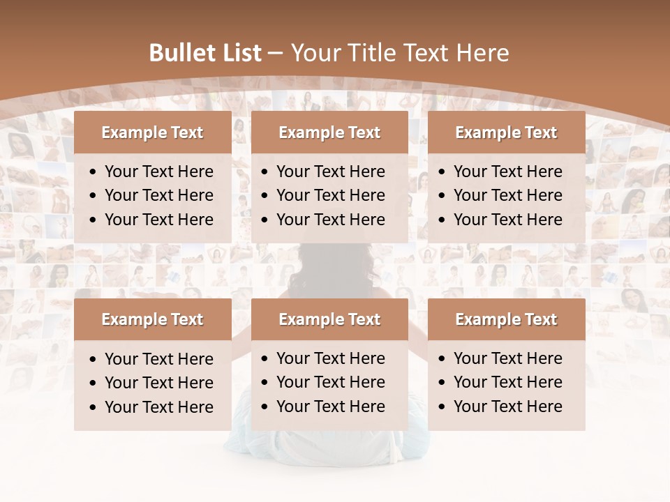 Fit Lady Lotus PowerPoint Template