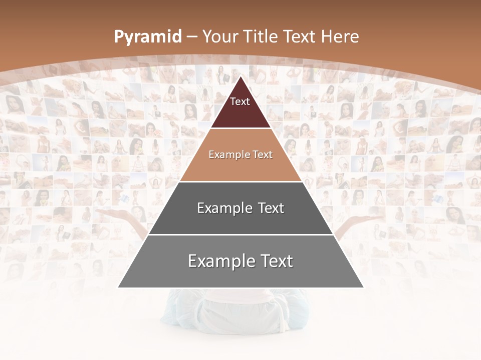 Fit Lady Lotus PowerPoint Template