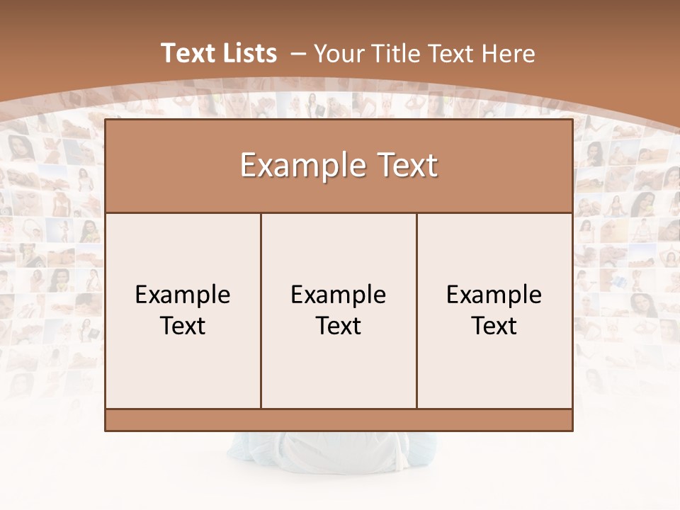 Fit Lady Lotus PowerPoint Template