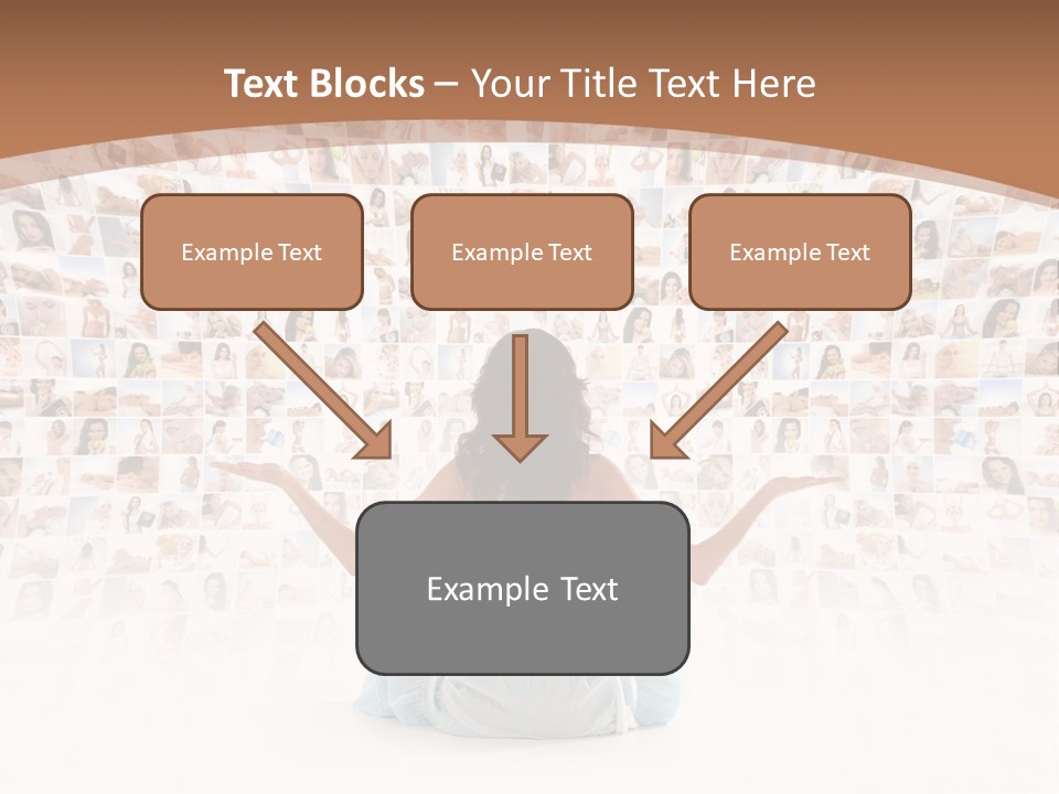 Fit Lady Lotus PowerPoint Template