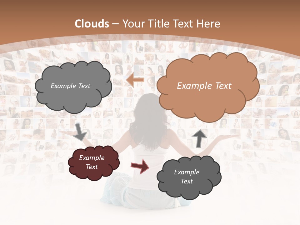 Fit Lady Lotus PowerPoint Template