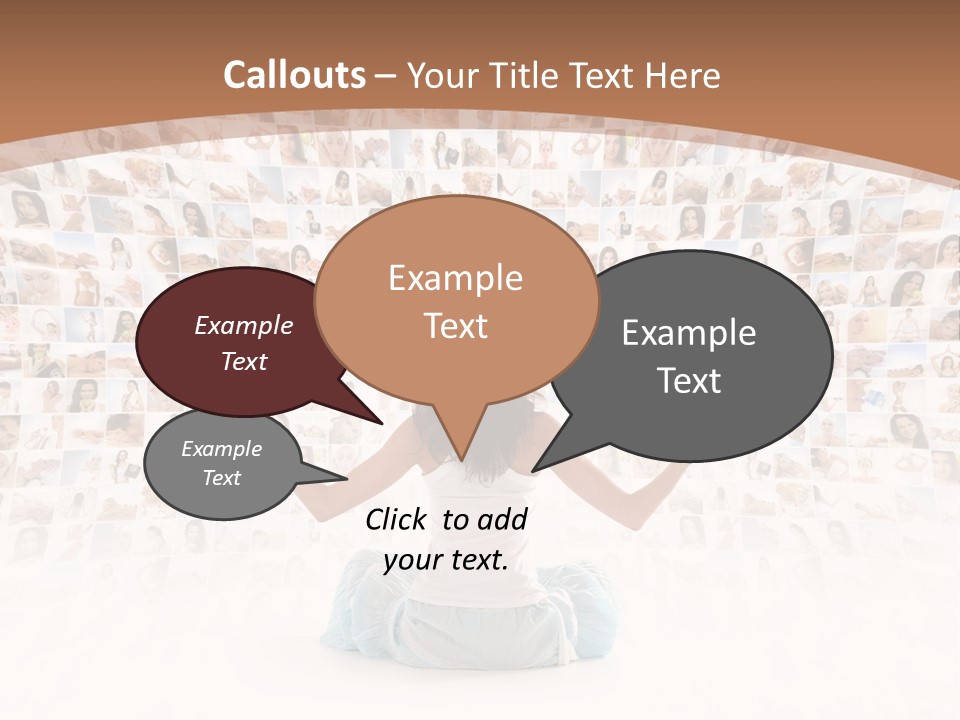 Fit Lady Lotus PowerPoint Template