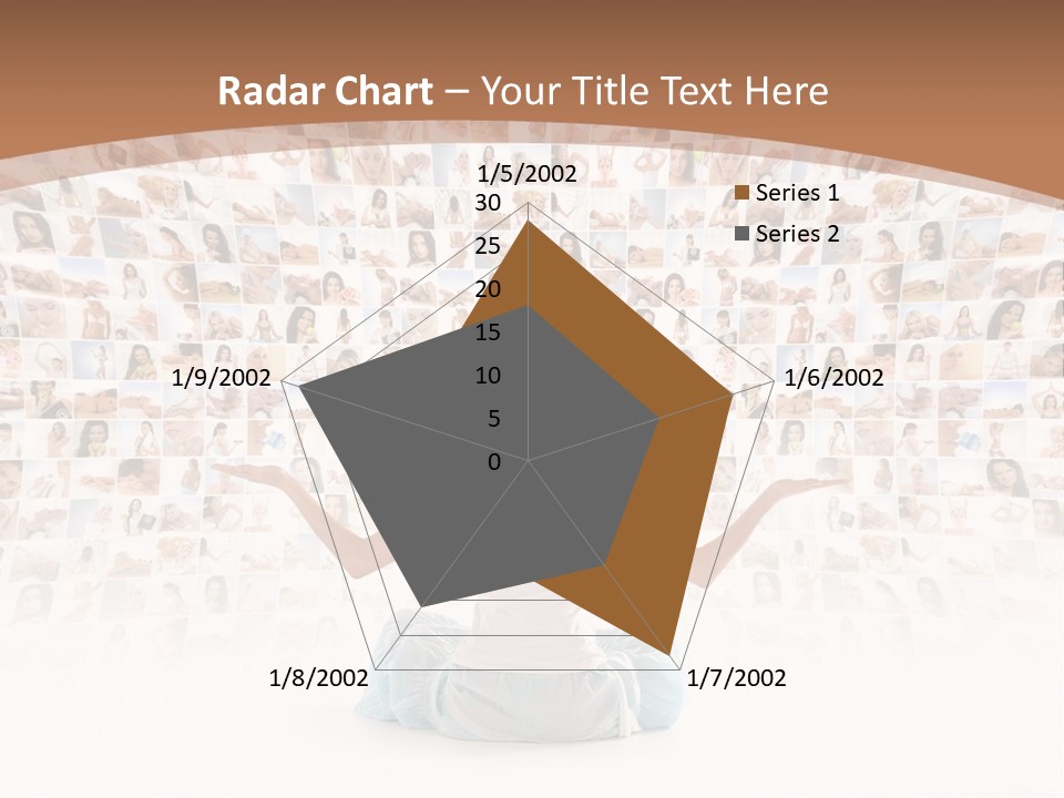 Fit Lady Lotus PowerPoint Template