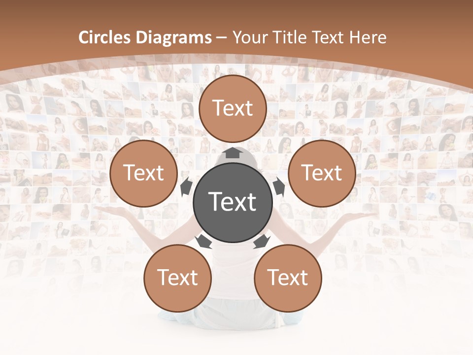 Fit Lady Lotus PowerPoint Template