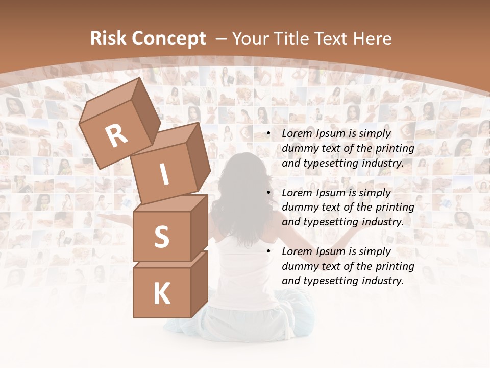 Fit Lady Lotus PowerPoint Template