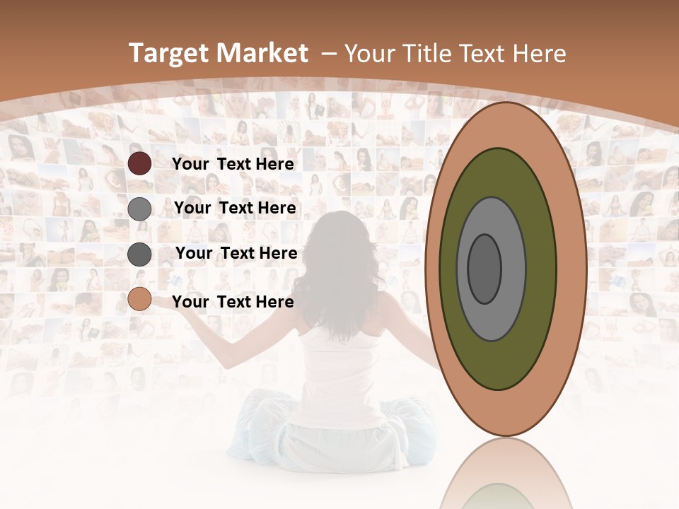 Fit Lady Lotus PowerPoint Template