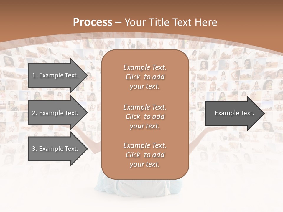 Fit Lady Lotus PowerPoint Template