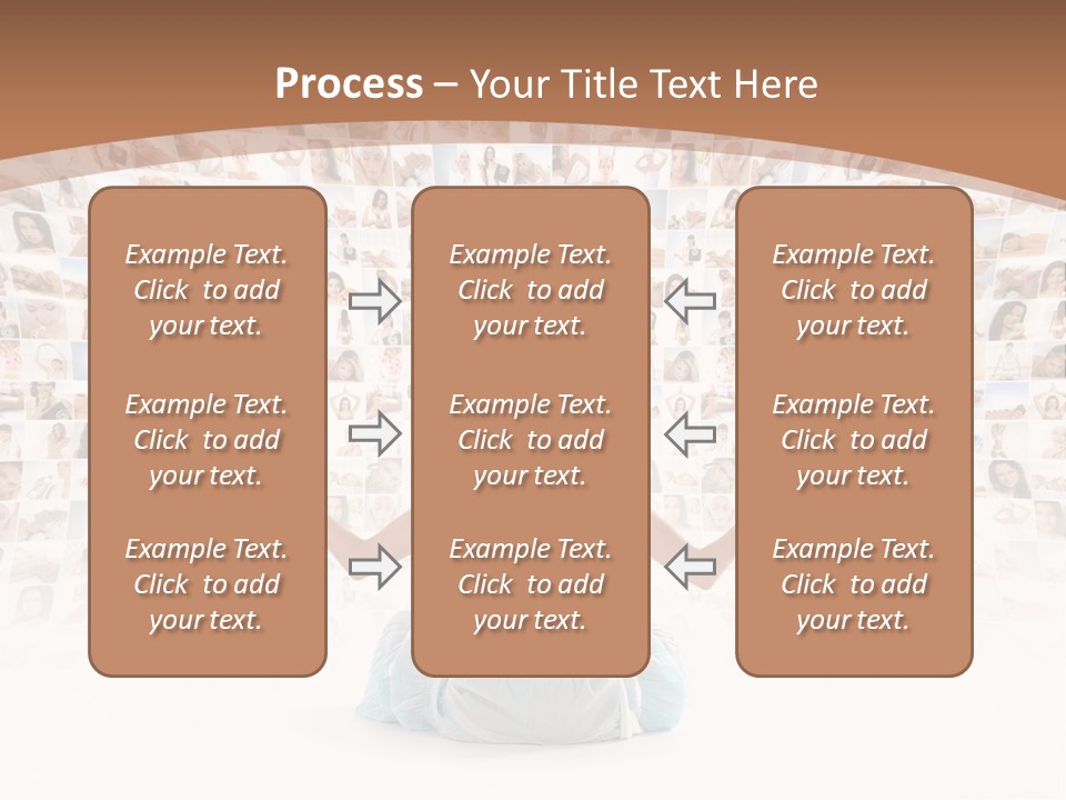 Fit Lady Lotus PowerPoint Template