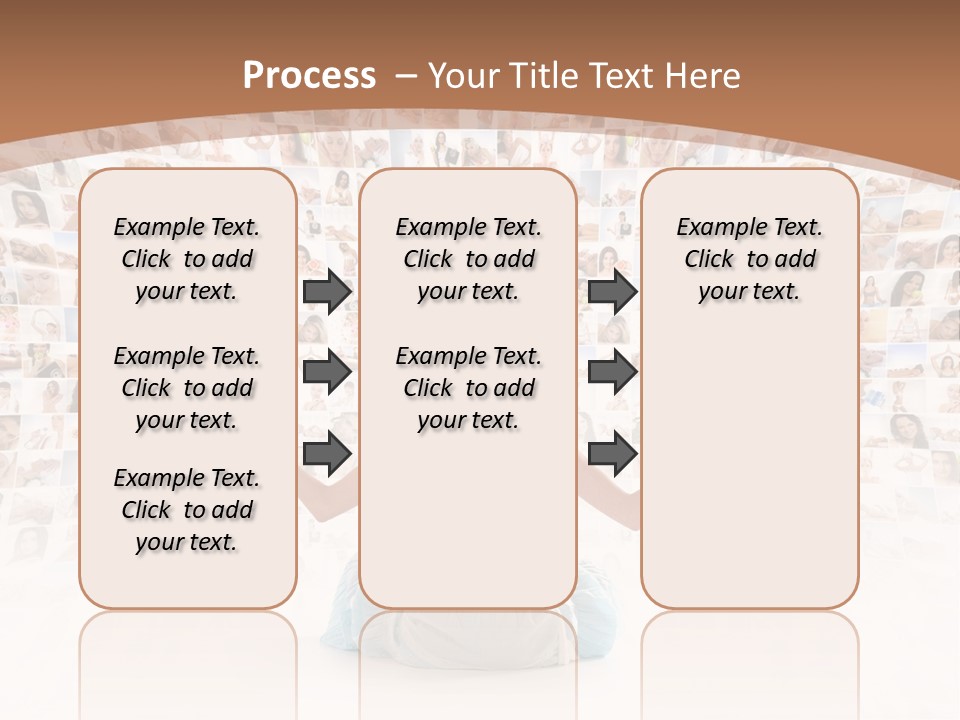 Fit Lady Lotus PowerPoint Template