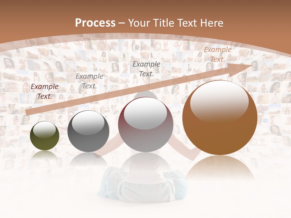 Fit Lady Lotus PowerPoint Template