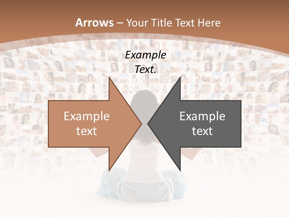 Fit Lady Lotus PowerPoint Template