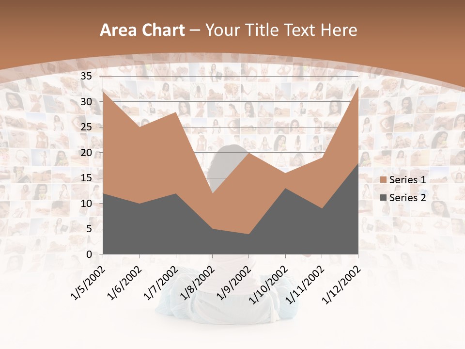 Fit Lady Lotus PowerPoint Template