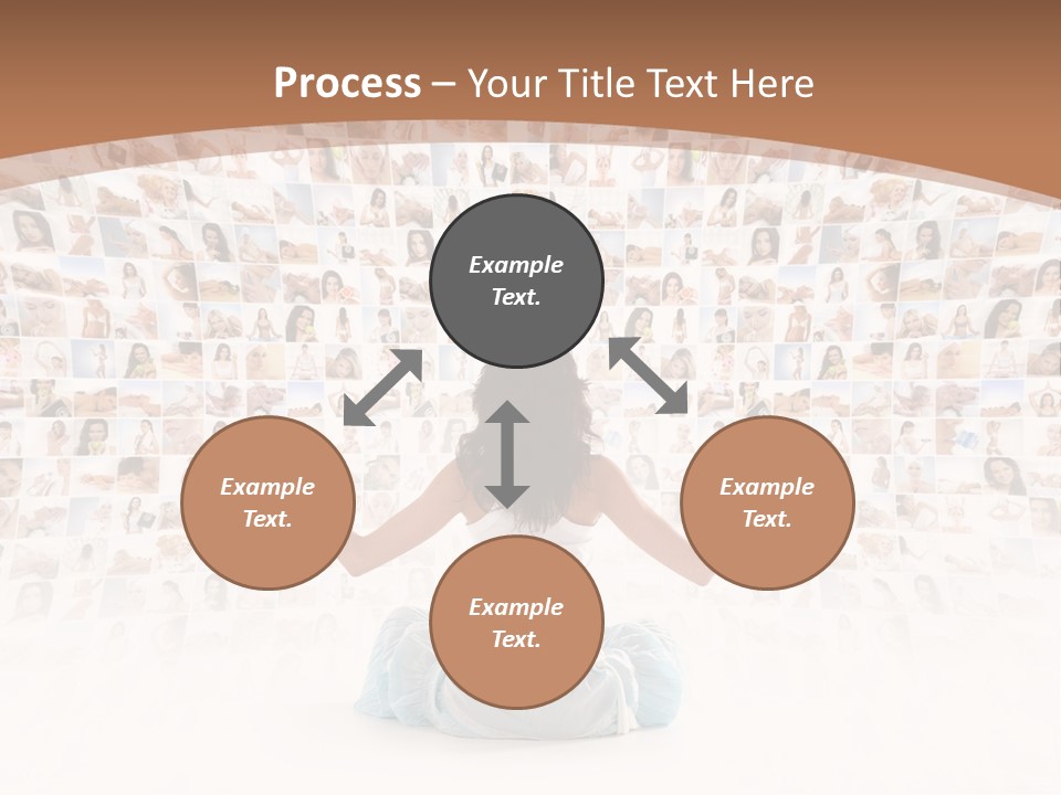 Fit Lady Lotus PowerPoint Template