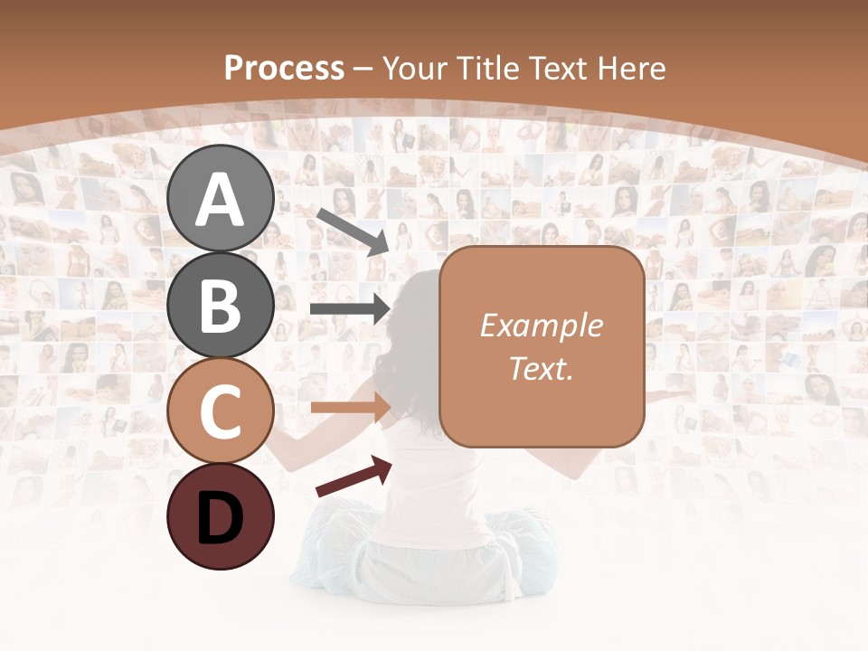 Fit Lady Lotus PowerPoint Template