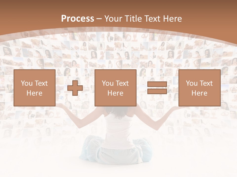 Fit Lady Lotus PowerPoint Template