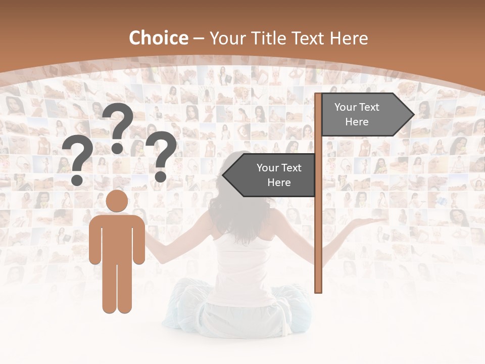 Fit Lady Lotus PowerPoint Template