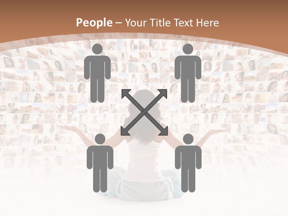 Fit Lady Lotus PowerPoint Template