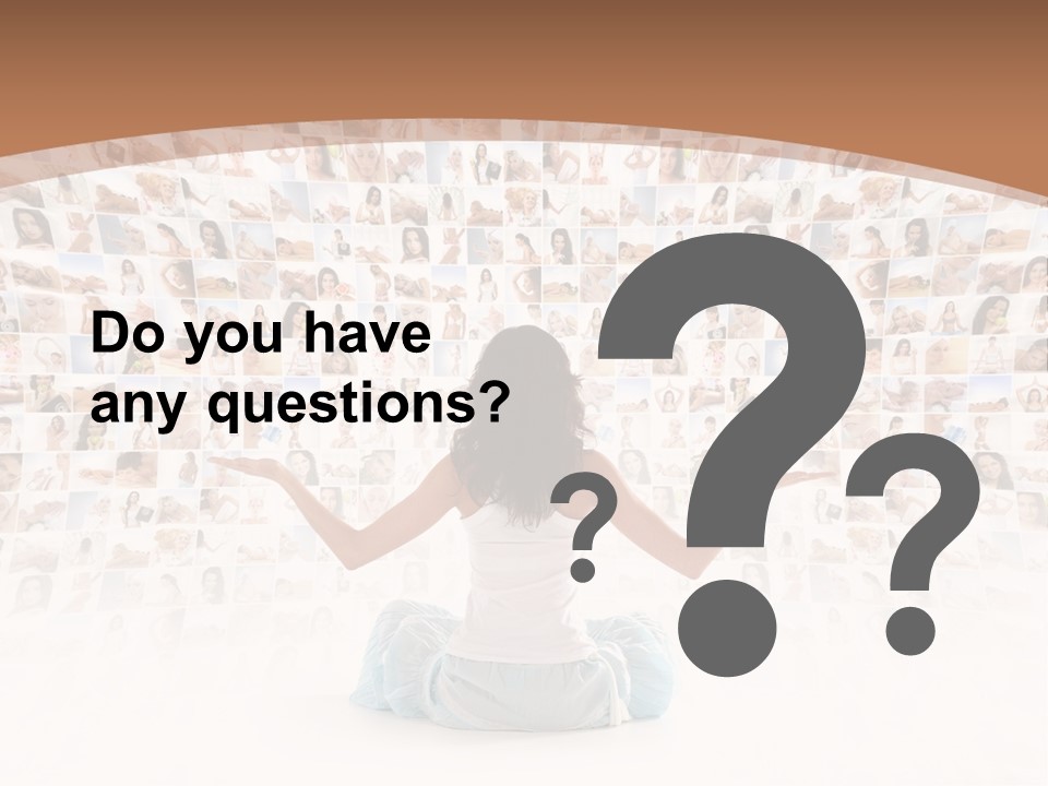 Fit Lady Lotus PowerPoint Template