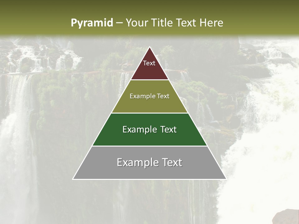 Brazil Cataract Foz Do Igua PowerPoint Template