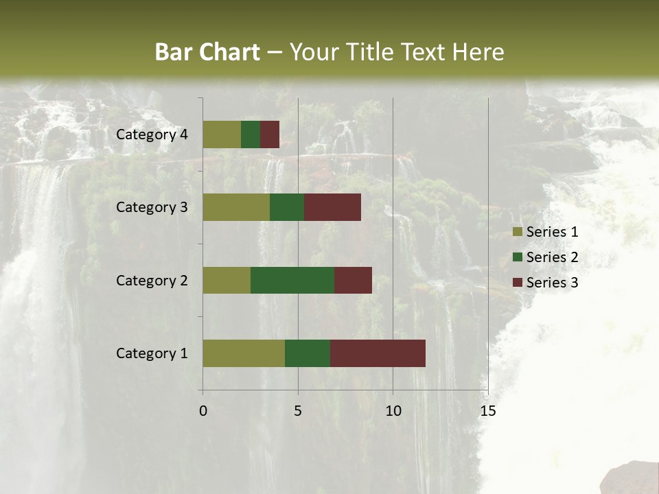Brazil Cataract Foz Do Igua PowerPoint Template