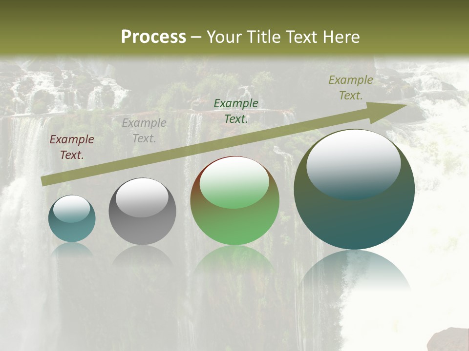 Brazil Cataract Foz Do Igua PowerPoint Template
