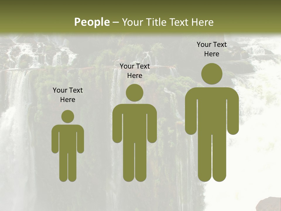 Brazil Cataract Foz Do Igua PowerPoint Template