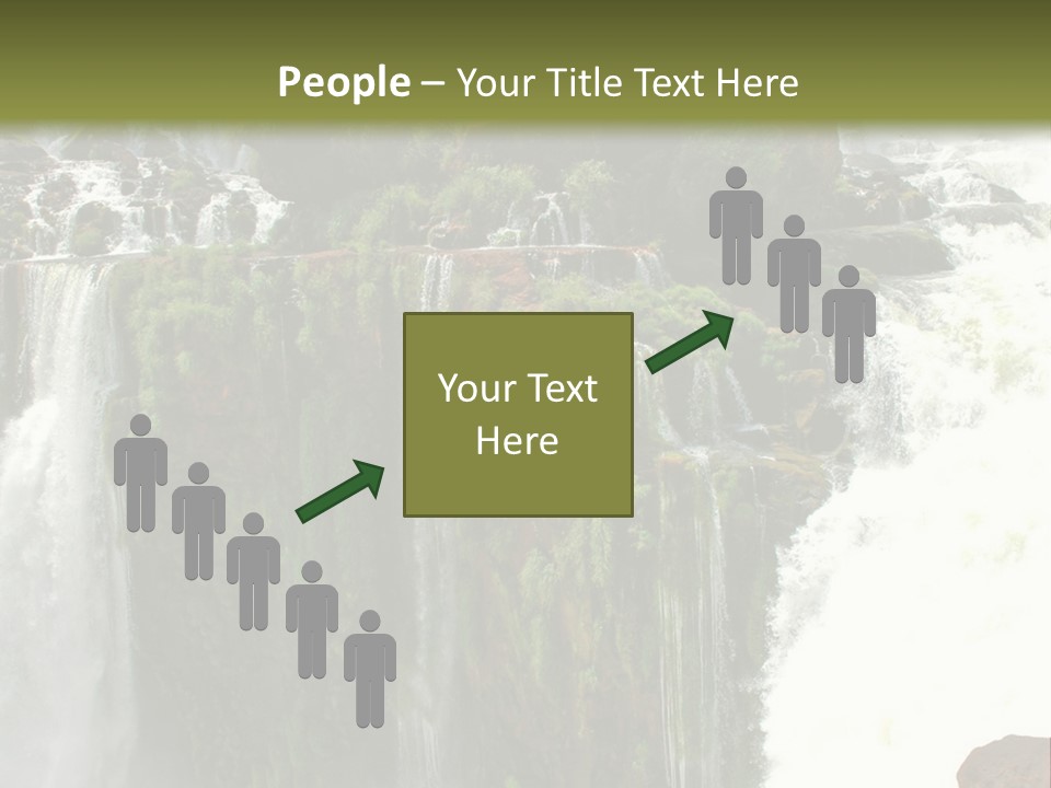 Brazil Cataract Foz Do Igua PowerPoint Template