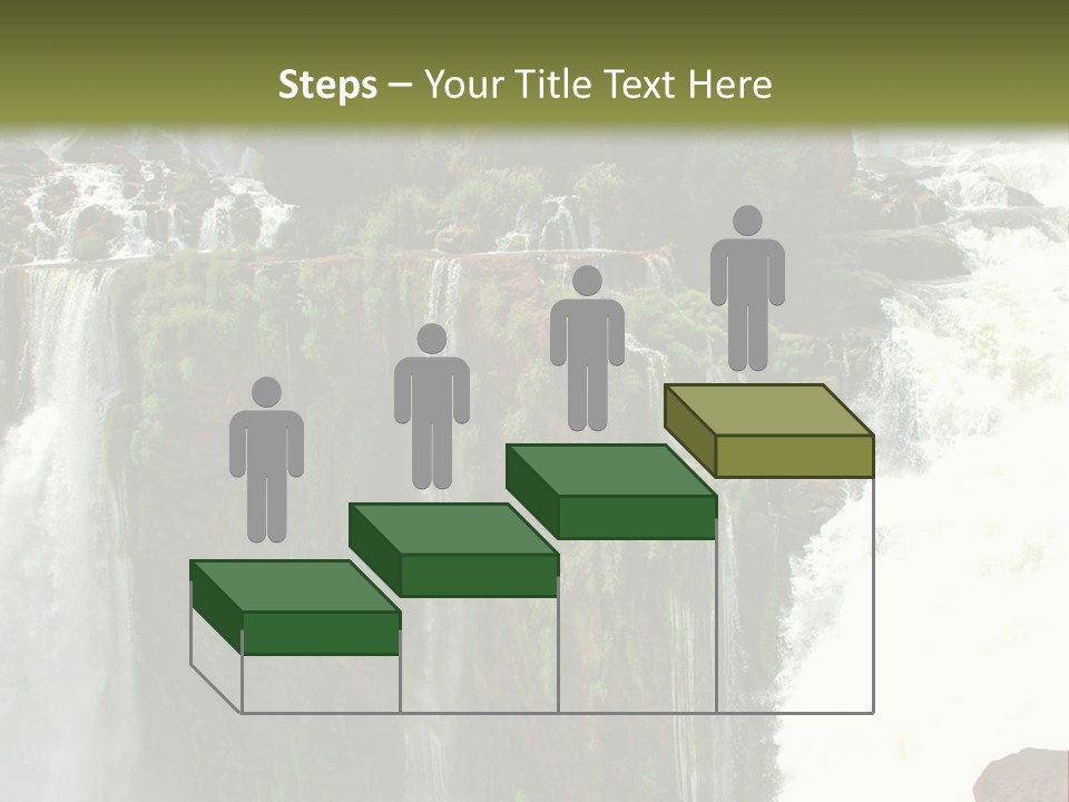 Brazil Cataract Foz Do Igua PowerPoint Template