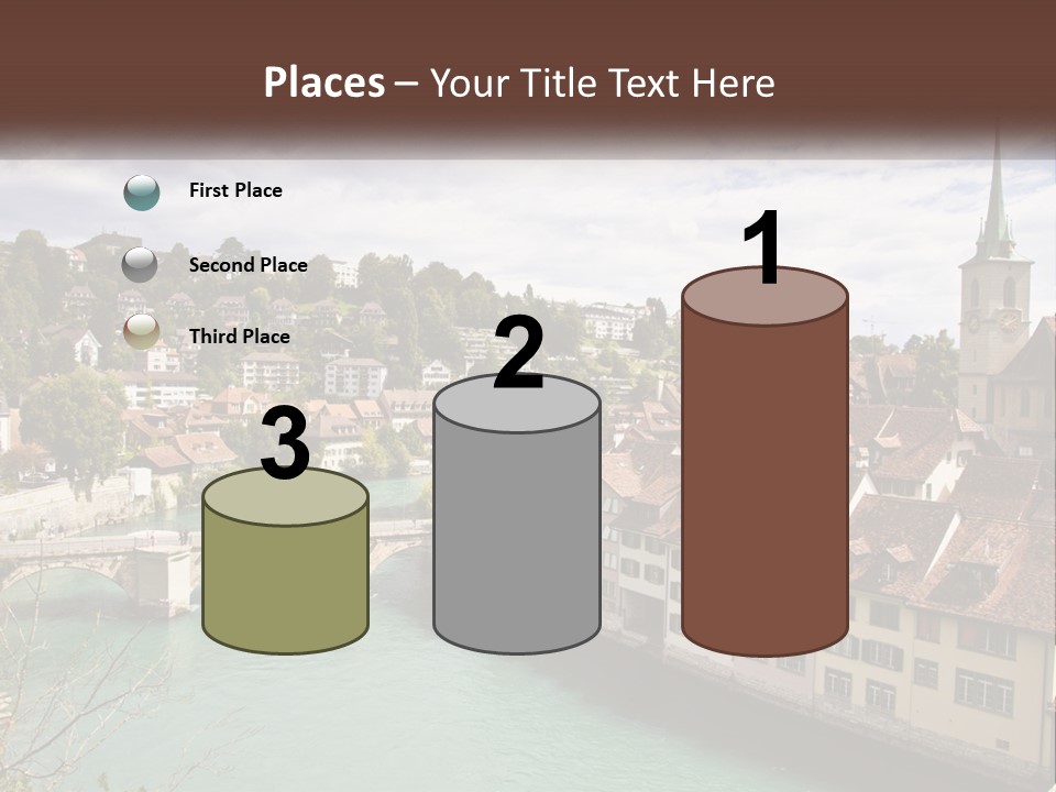 Switzerland Traditional Nydeggbrucke PowerPoint Template