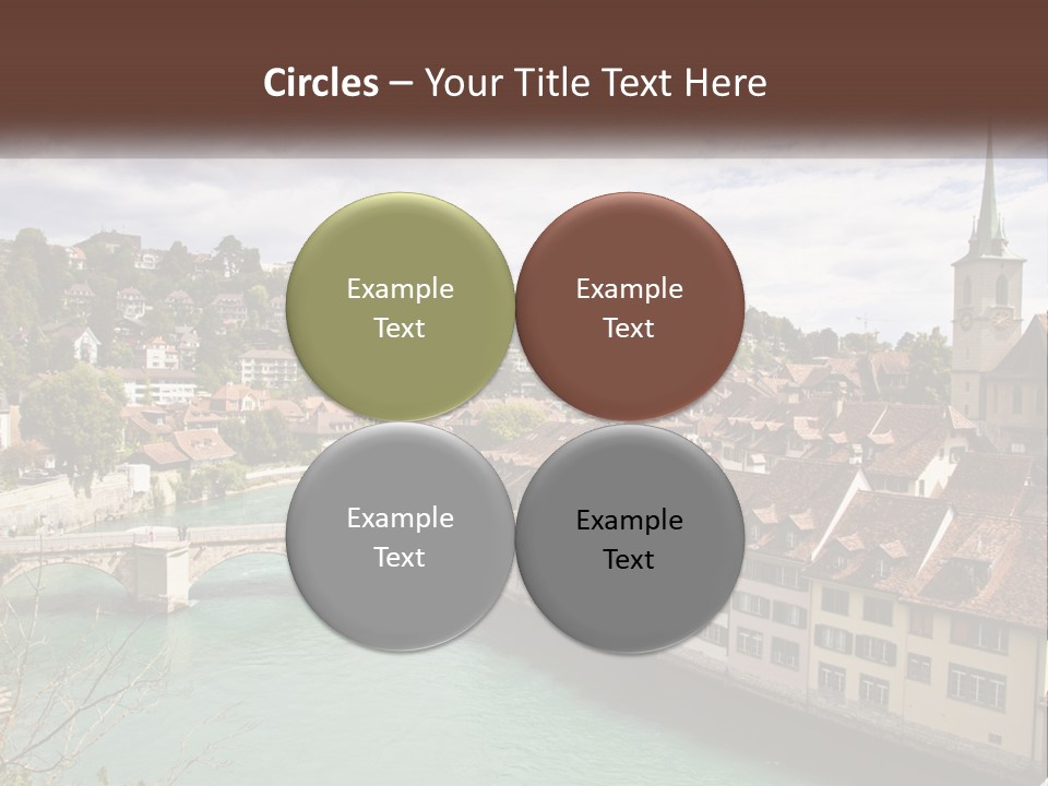 Switzerland Traditional Nydeggbrucke PowerPoint Template