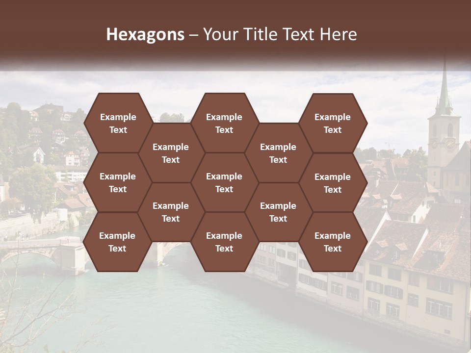 Switzerland Traditional Nydeggbrucke PowerPoint Template
