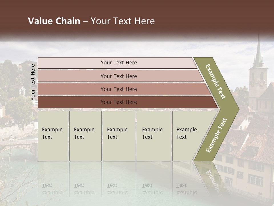 Switzerland Traditional Nydeggbrucke PowerPoint Template