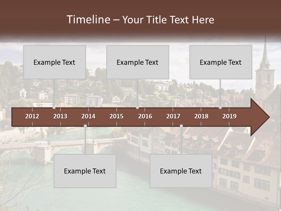 Switzerland Traditional Nydeggbrucke PowerPoint Template