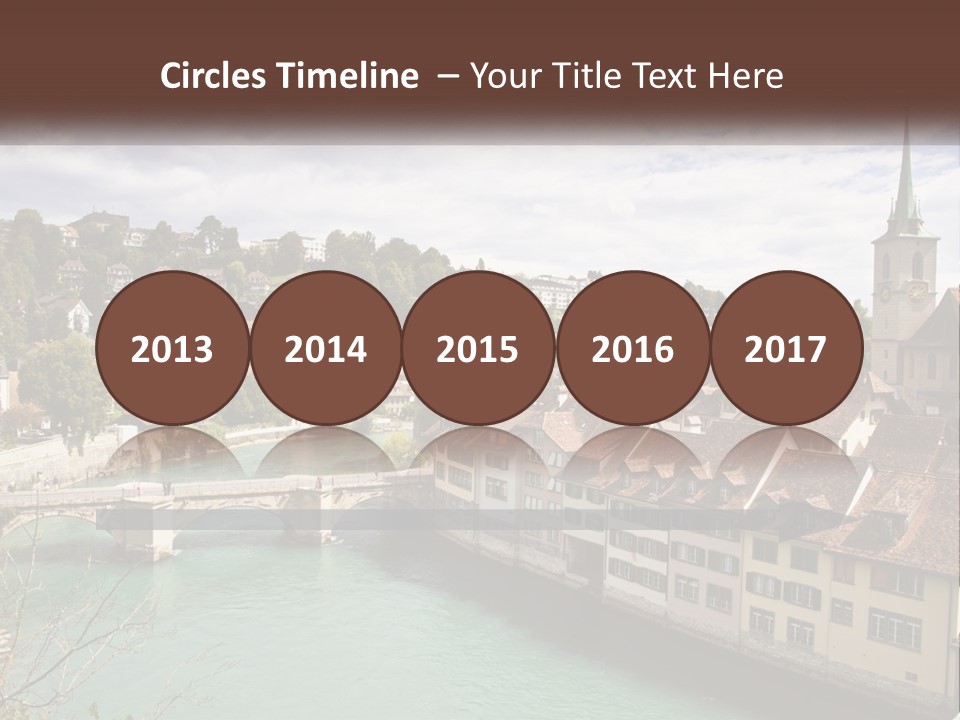 Switzerland Traditional Nydeggbrucke PowerPoint Template