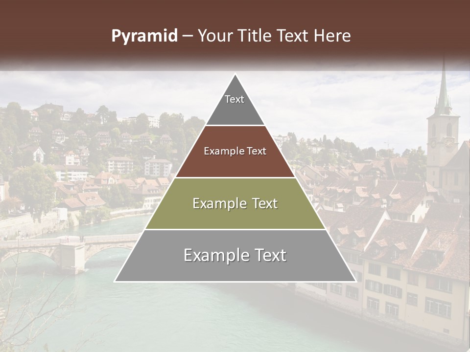 Switzerland Traditional Nydeggbrucke PowerPoint Template