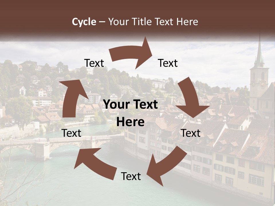 Switzerland Traditional Nydeggbrucke PowerPoint Template
