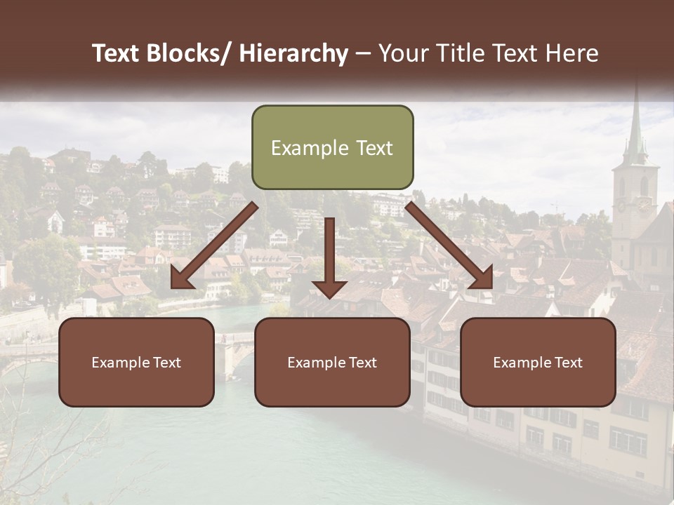 Switzerland Traditional Nydeggbrucke PowerPoint Template