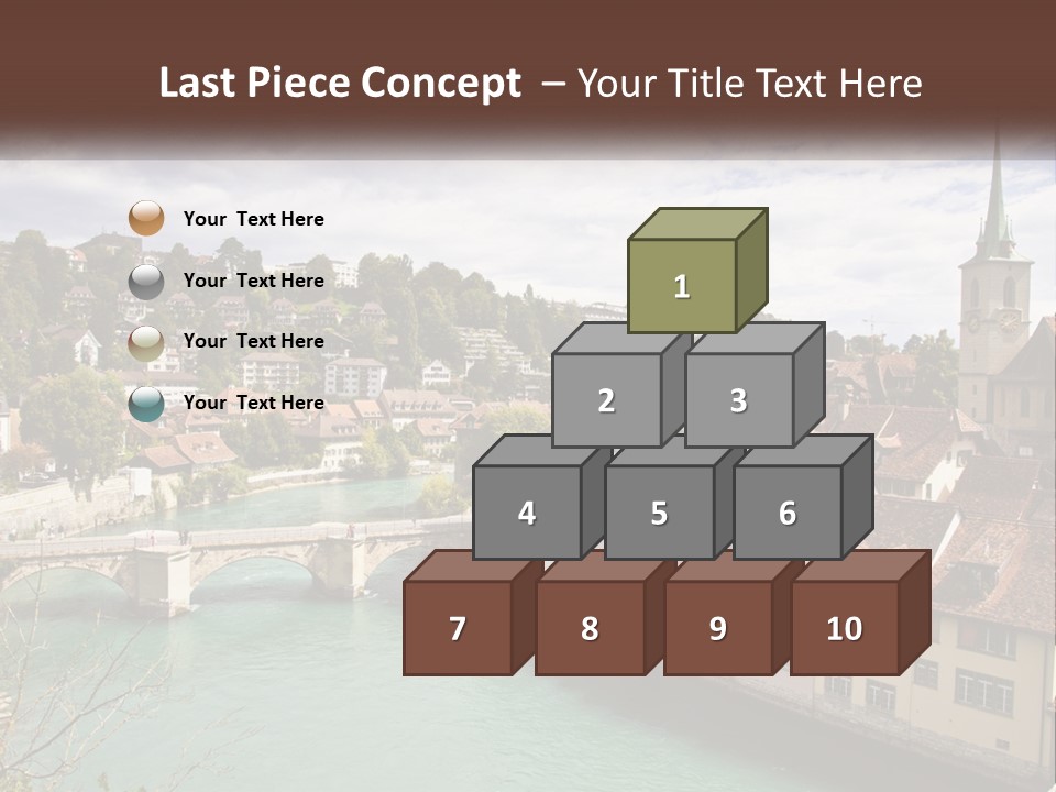 Switzerland Traditional Nydeggbrucke PowerPoint Template