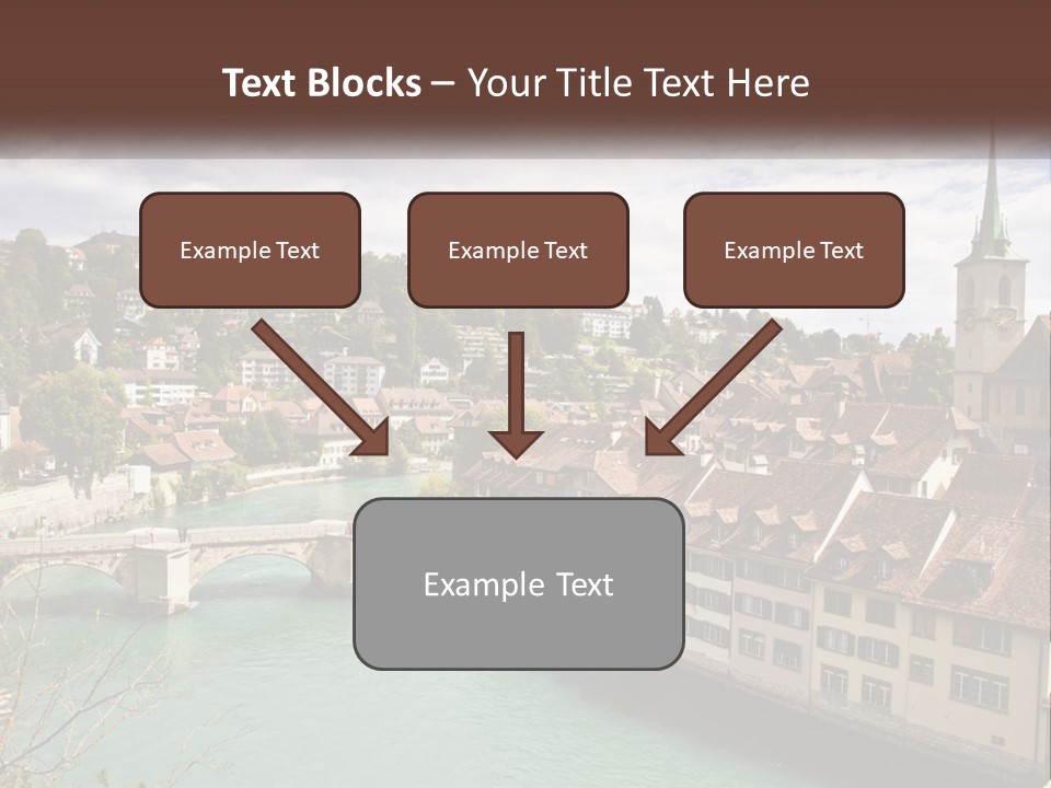 Switzerland Traditional Nydeggbrucke PowerPoint Template