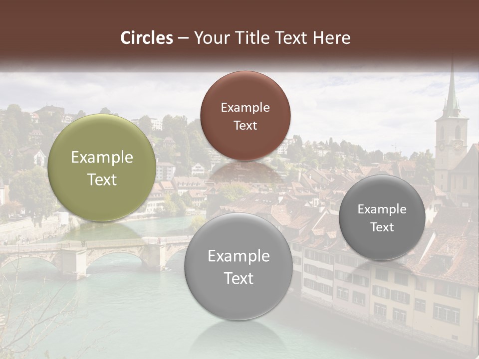 Switzerland Traditional Nydeggbrucke PowerPoint Template