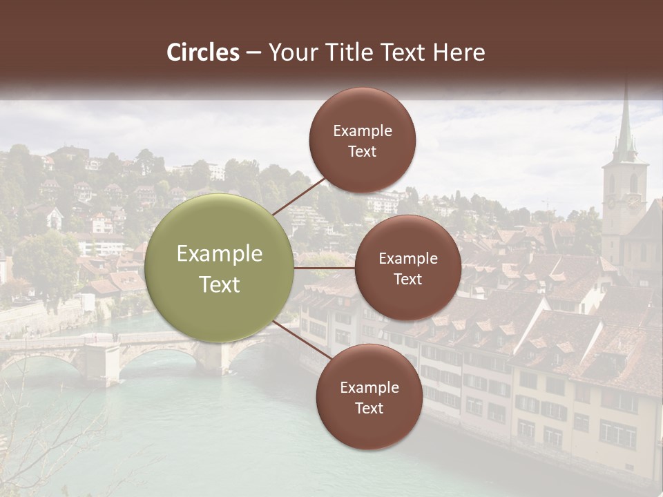 Switzerland Traditional Nydeggbrucke PowerPoint Template