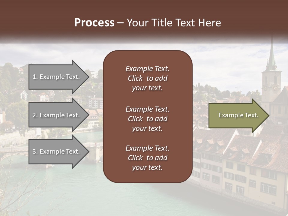 Switzerland Traditional Nydeggbrucke PowerPoint Template