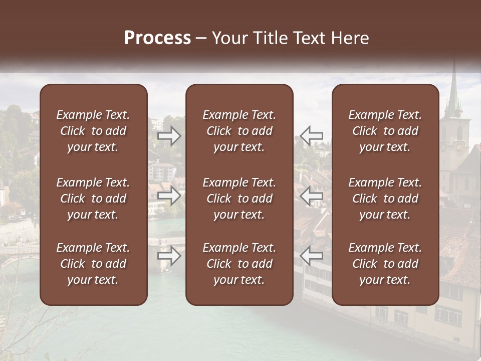 Switzerland Traditional Nydeggbrucke PowerPoint Template