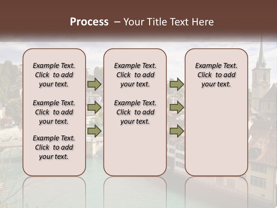 Switzerland Traditional Nydeggbrucke PowerPoint Template