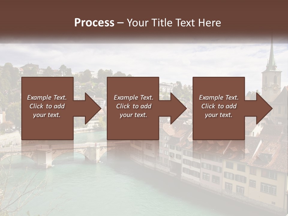 Switzerland Traditional Nydeggbrucke PowerPoint Template