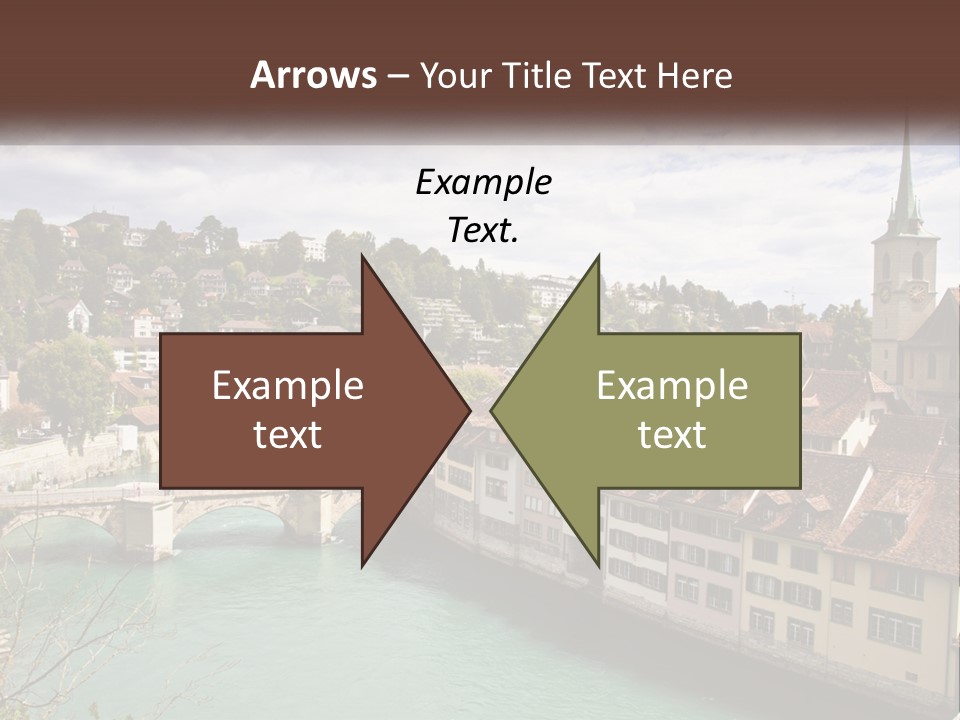 Switzerland Traditional Nydeggbrucke PowerPoint Template