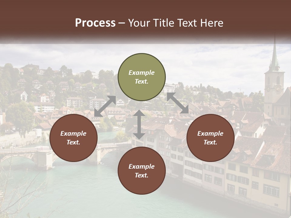 Switzerland Traditional Nydeggbrucke PowerPoint Template