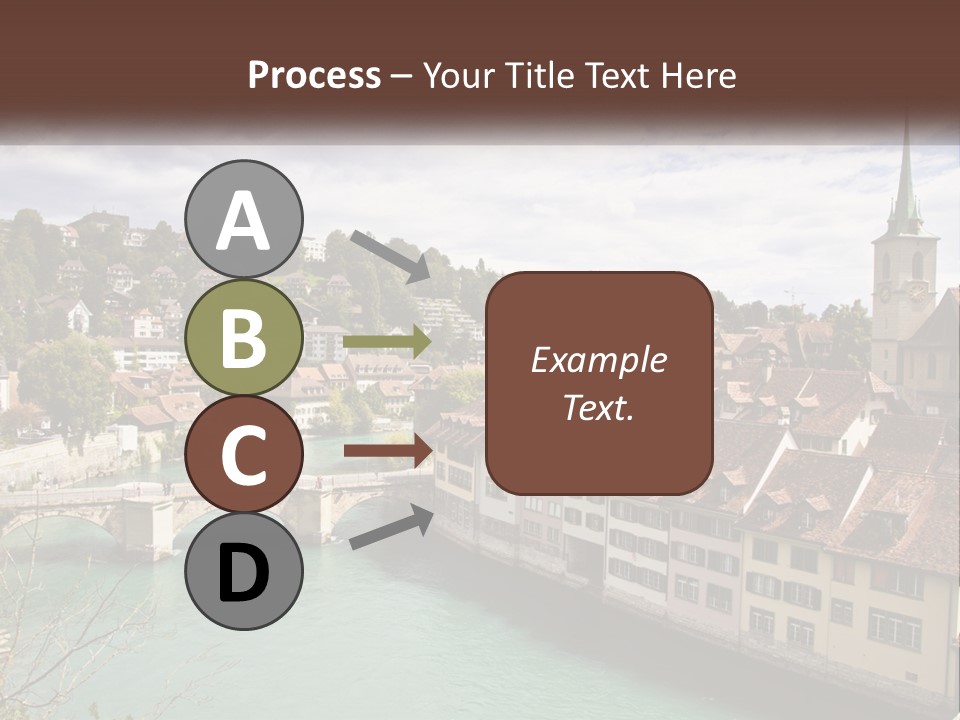 Switzerland Traditional Nydeggbrucke PowerPoint Template