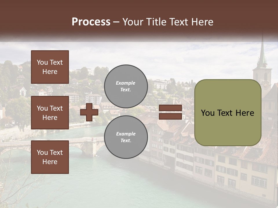 Switzerland Traditional Nydeggbrucke PowerPoint Template