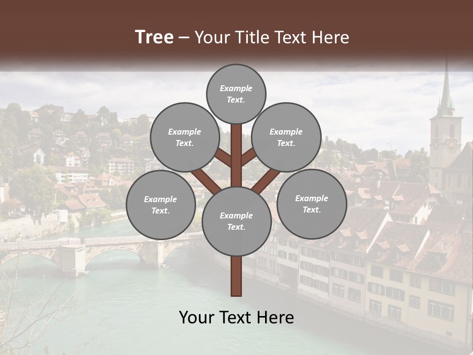 Switzerland Traditional Nydeggbrucke PowerPoint Template